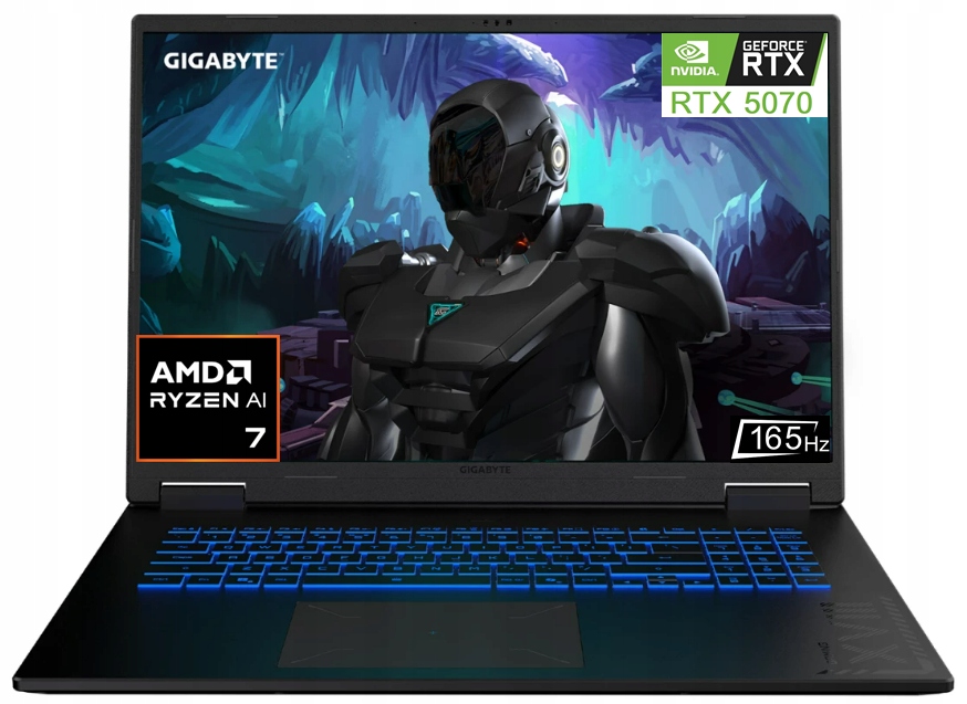 Notebook Gigabyte A18 18'' Wqxga 165Hz Ryzen 7 260 64GB SSD512 Rtx 5070 W11