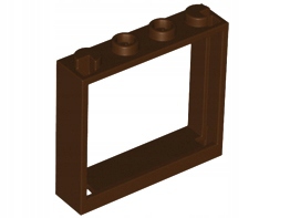 

1 szt Lego 60594 Dark Brown Window 1 x 4 x 3
