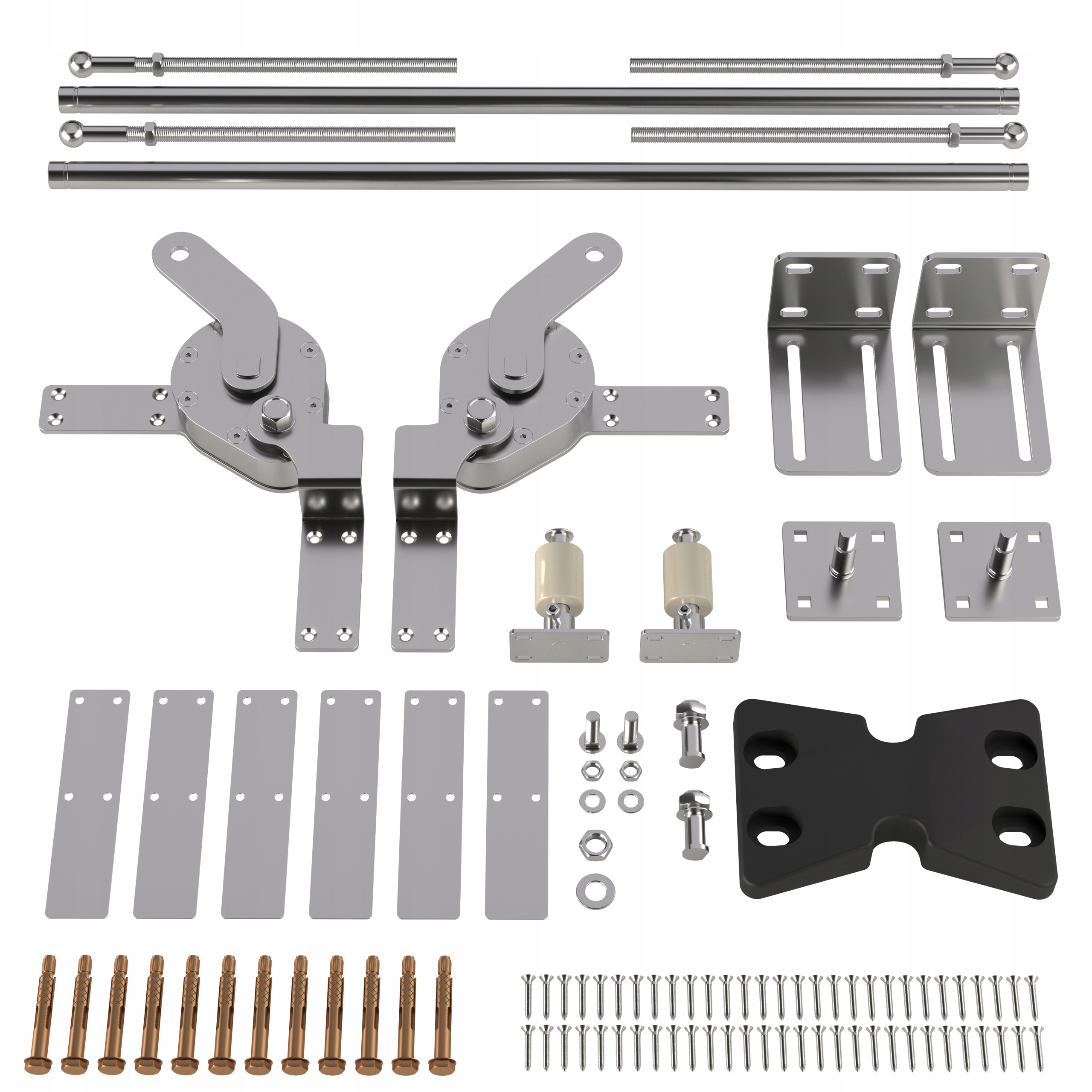Force System łamania bramy harmonijkowej od 5,2m do 6m brama harmonijkowa