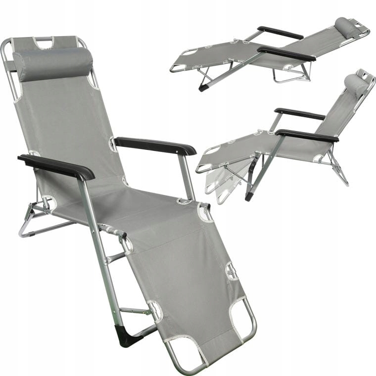 Wzmocniony Leżak Ogrodowy fotel na ogród Taras Solidny leżanka ogrodowa