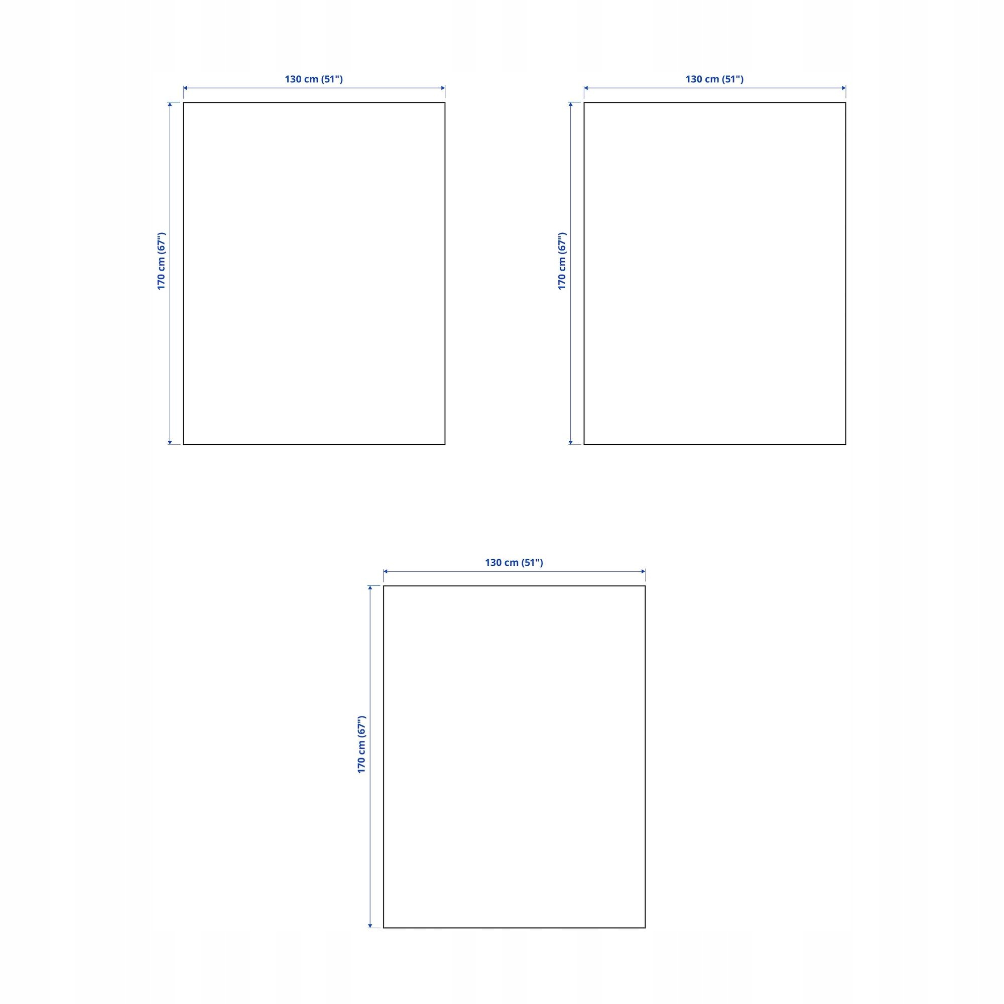 3 ks světle šedý pléd 130 x 170 cm z vlny Myrull