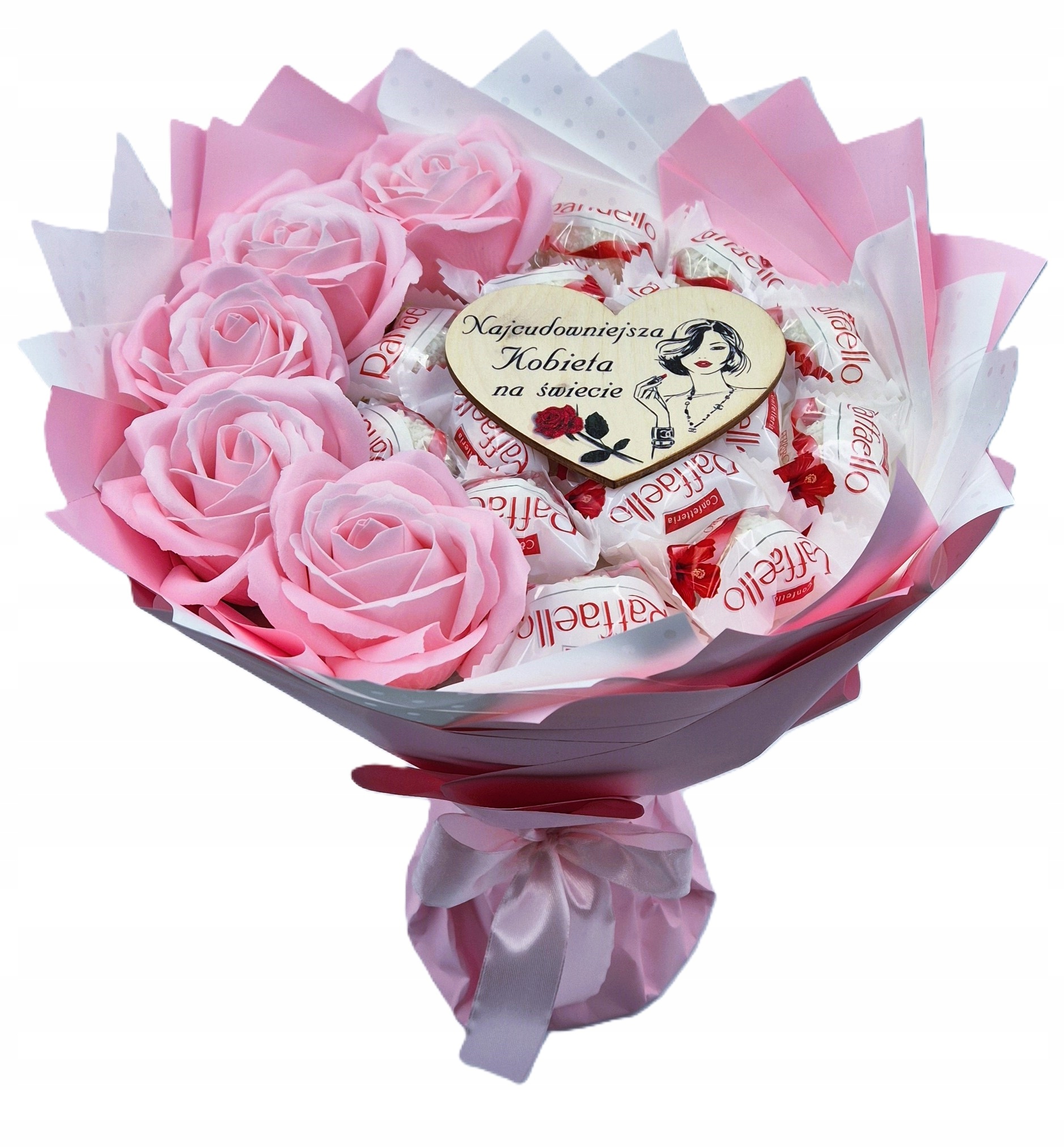 Sladká kytice sladkostí Box Dárkový koš Dárek Narozeniny Den Žen 18