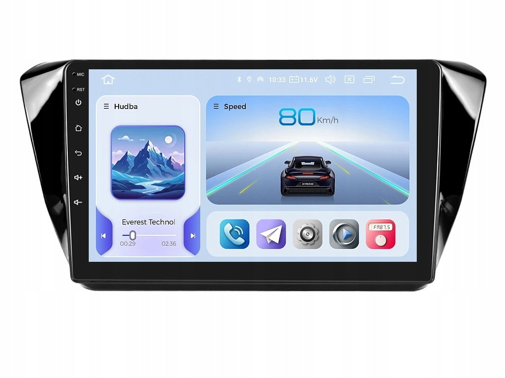 Xtrons 2DIN autorádio IQP-XEV24 s Androidom pre Škoda Superb III