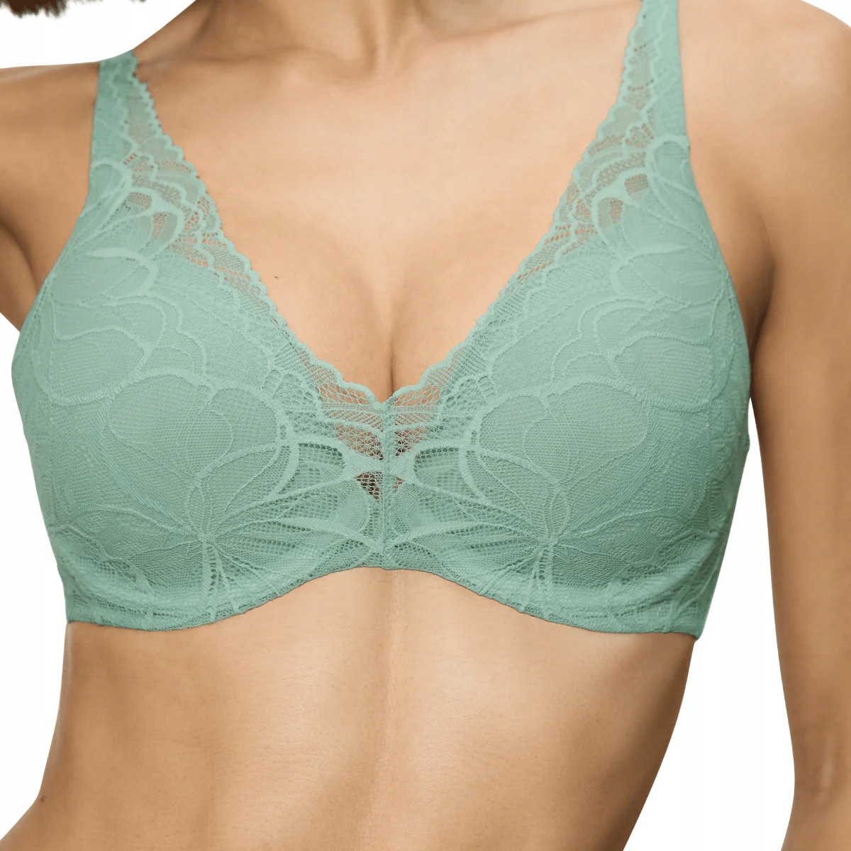 Vyztužená krajková podprsenka Triumph Body Make-Up Illusion Lace Wp 85F