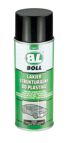 Boll Lakier strukturalny do plastiku 400ML Czarny