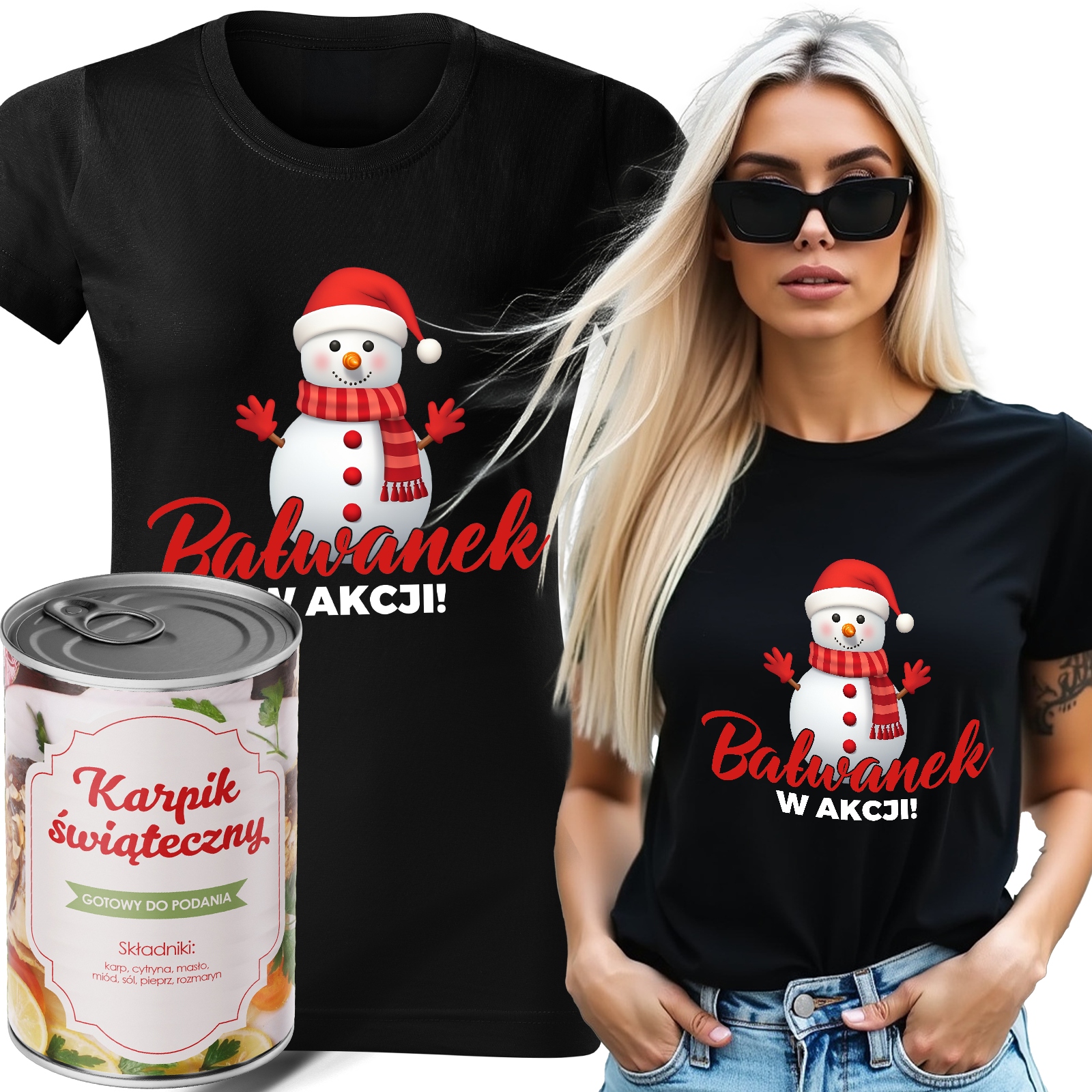 Dámský vánoční Dárek s logem Carpick Tričko velikost L