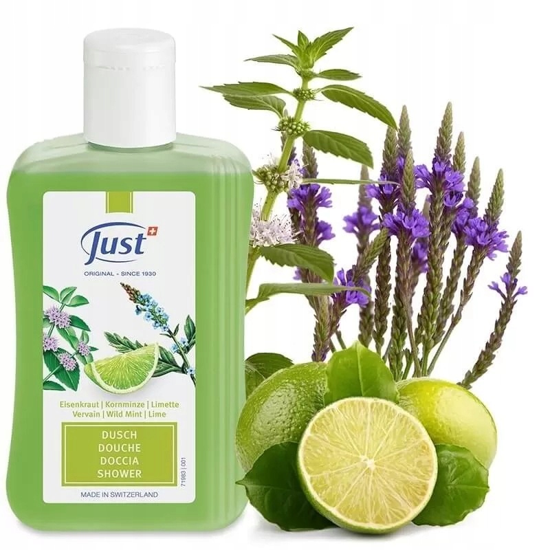 Verbena Máta Limetka Sprchový gel od firmy Just