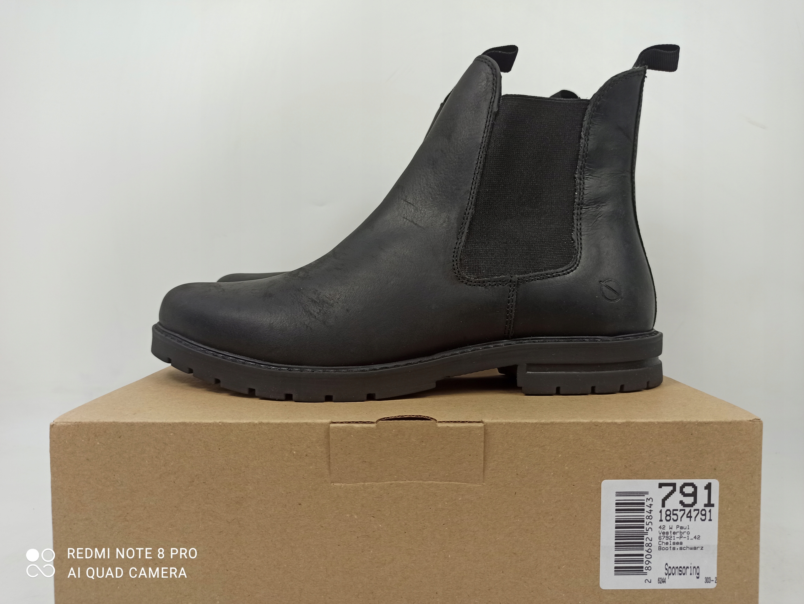 Paul Vesterbro Ankle Boot botki skóra naturalna 42 Marka inna