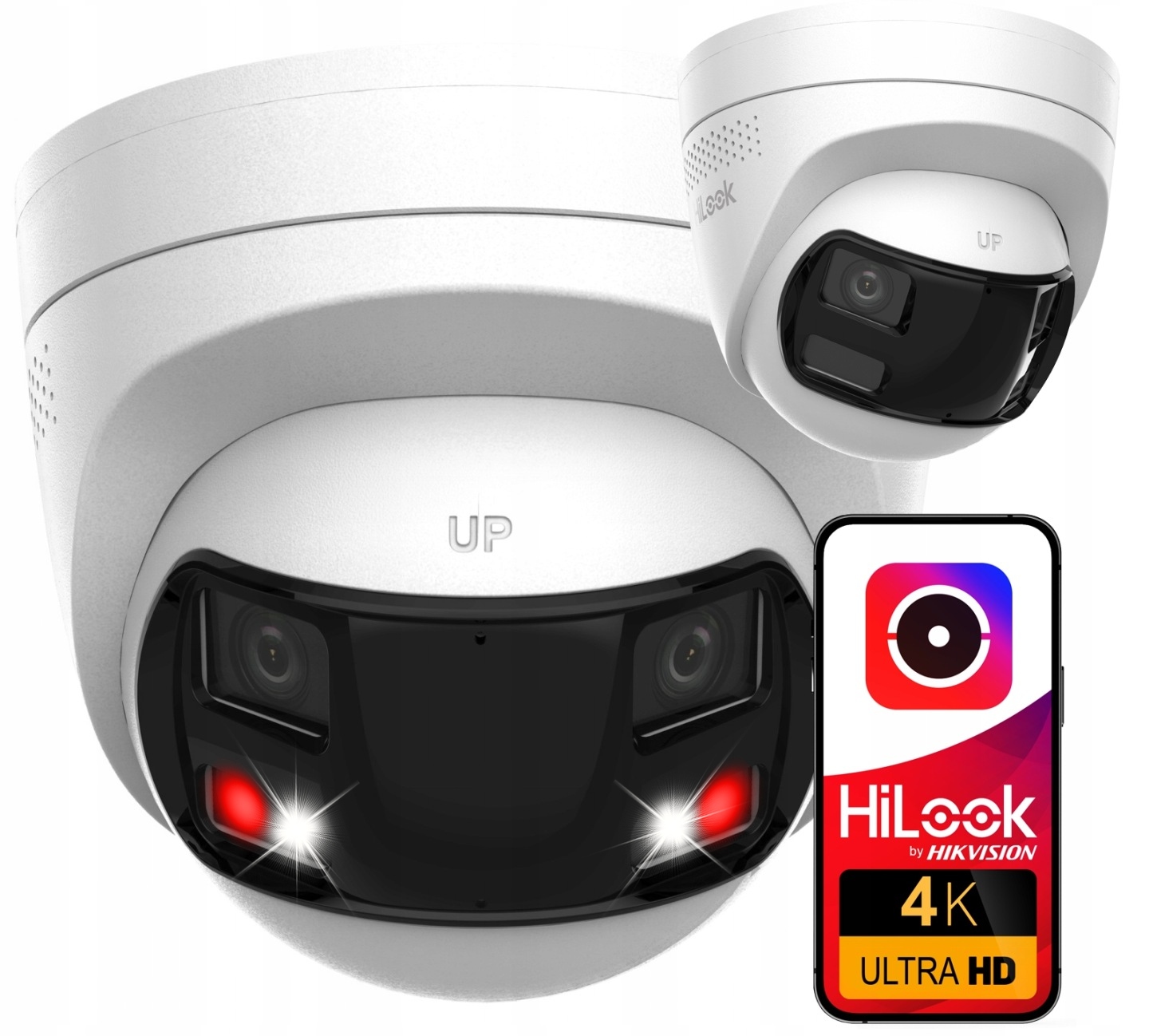 Ip kamera 8MPx 4K HiLook by Hikvision IPC-T280HAD-LUF/SL panoramatická 180°