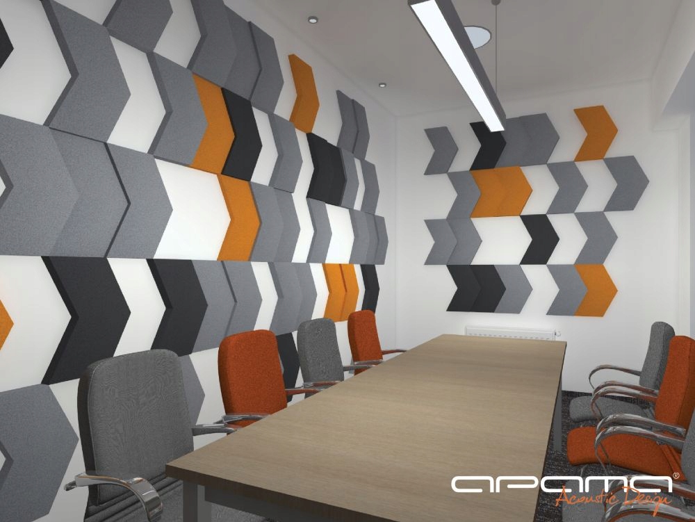 Panel pianka gąbka STRZAŁKA 4cm SAMOPRZYLEPNY Model PGV4/PROF/500/B