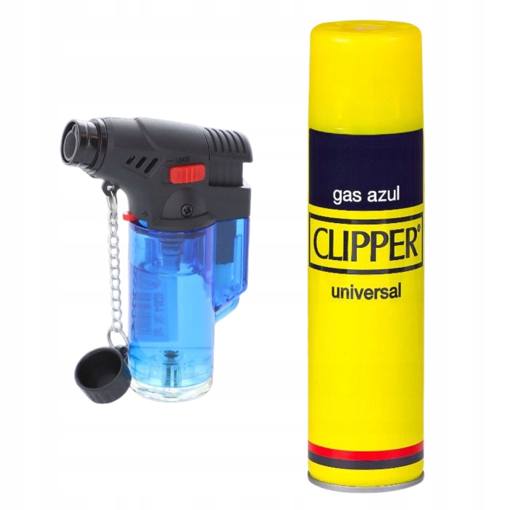 Zestaw Palnik Gazowy Zapalniczka Żarowa Jet Gaz Clipper 300ml
