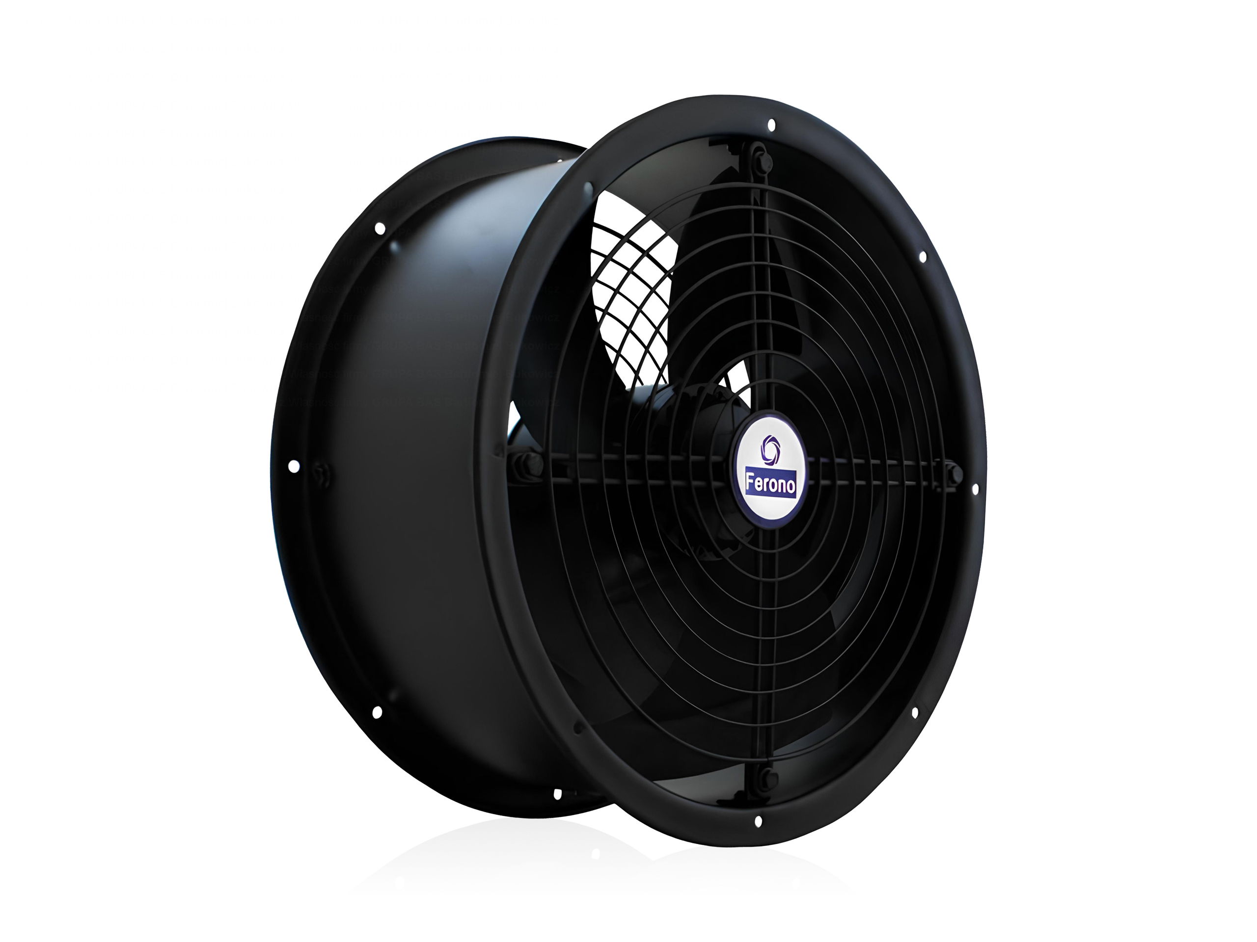 Wentylator kanałowy 3500m³/h przemysłowy Wodoszczelny IP55 osiowy 350mm