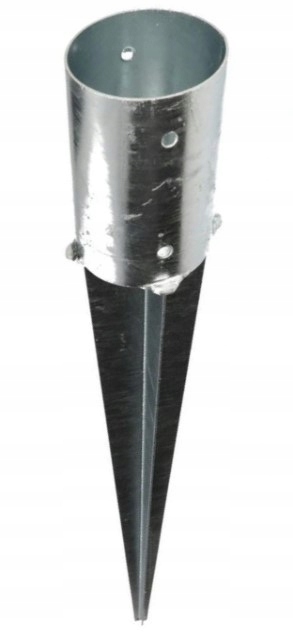 PODSTAWA SŁUPA KOTWA WBIJANA OKRĄGŁA 100x750mm Producent MiG