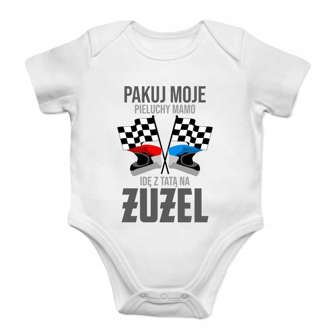 

Pakuj moje pieluchy mamo - żużel - body dziecięce