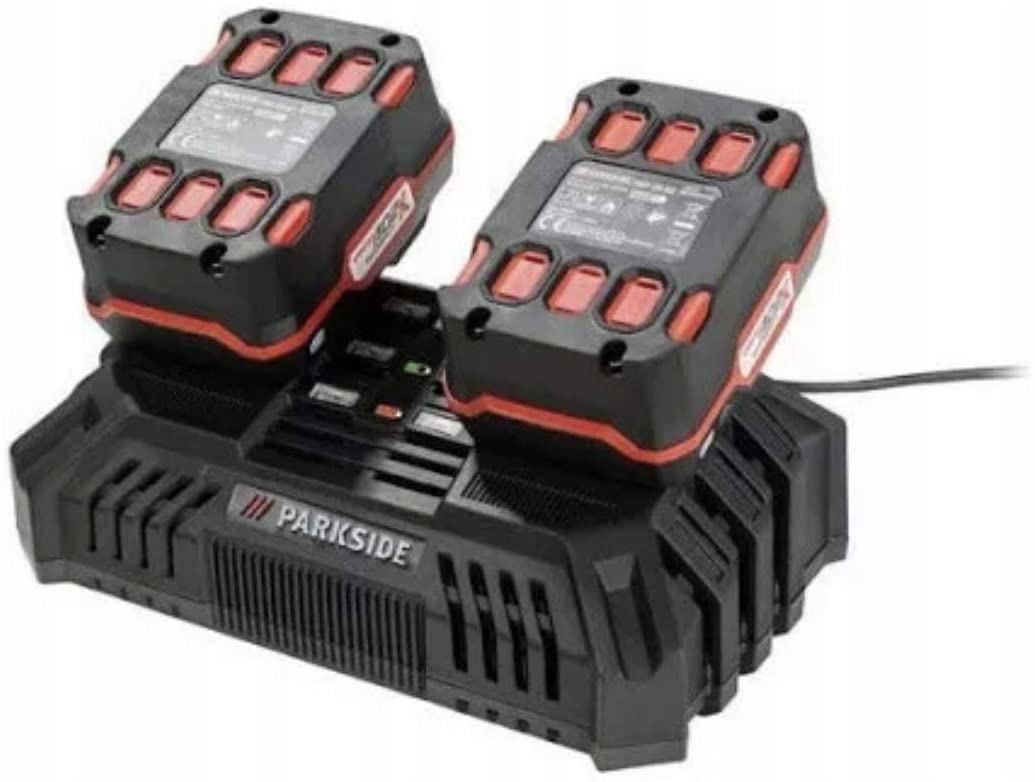 

Parkside Szybka ładowarka akumu 2 x 4Ah 20V 4,5A