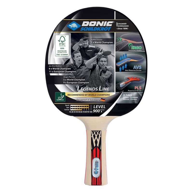 Pálka na stolní tenis Donic Legends 900 Fsc