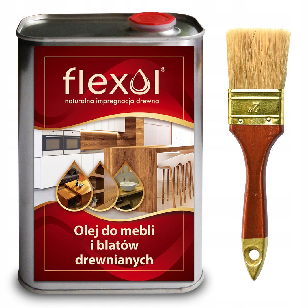 

Olej do mebli blatów kuchennych Pędzel 1L