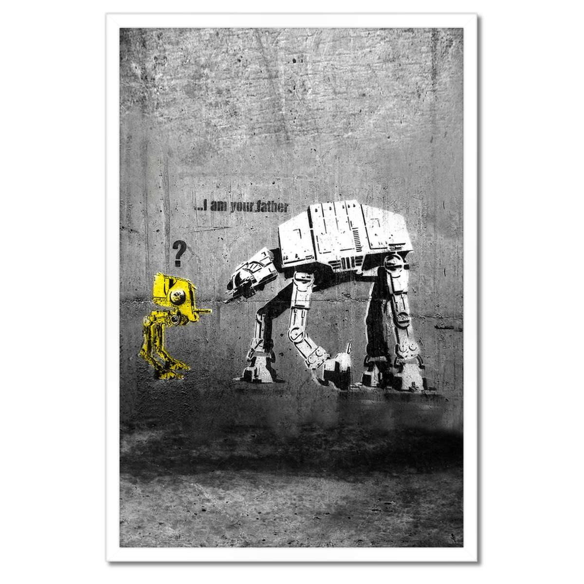Plakáty v rámu 40x60 Im your father Banksy