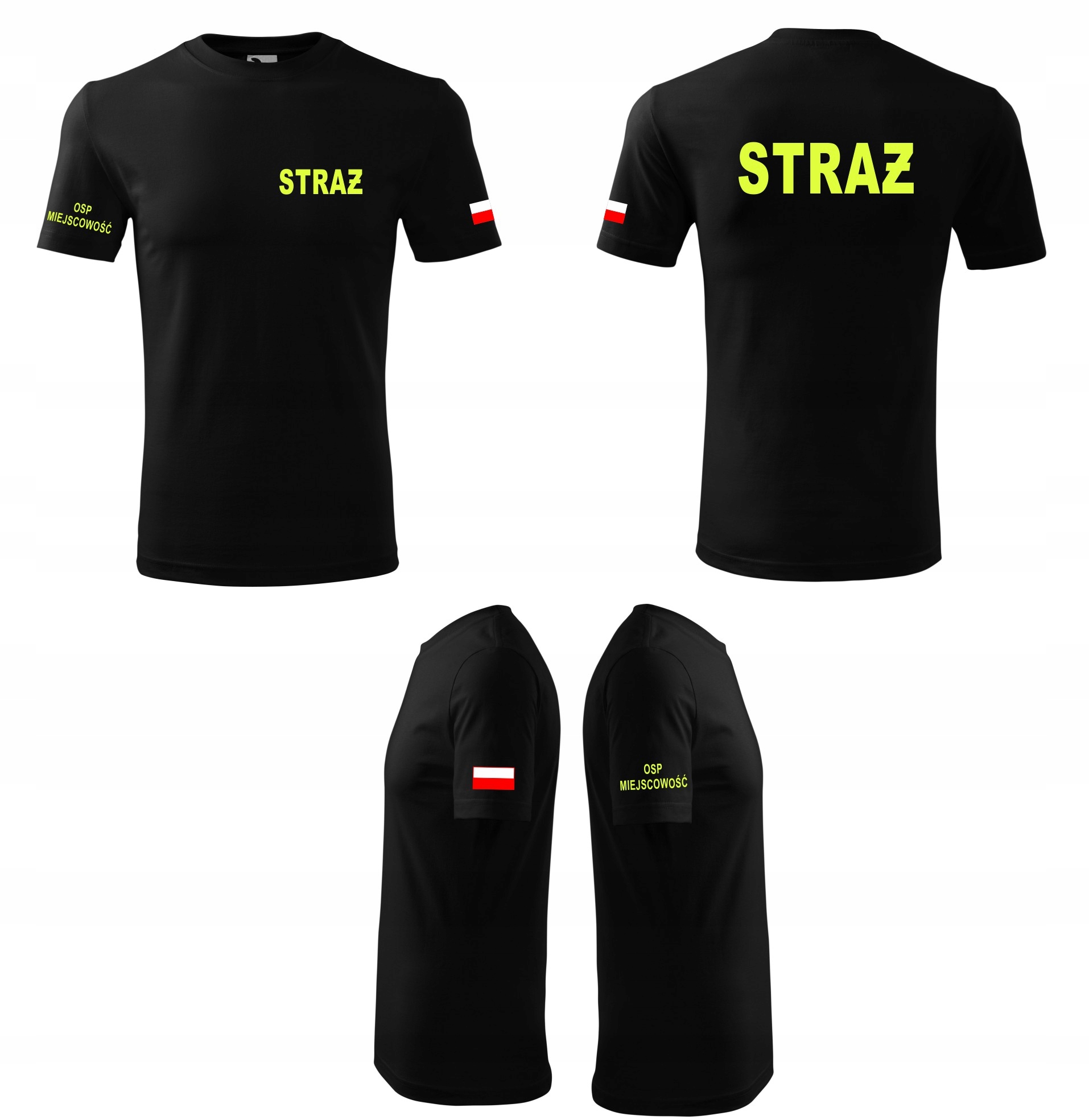 

Koszulka Straż Pożarna Osp Jednostka Męska Fluo M
