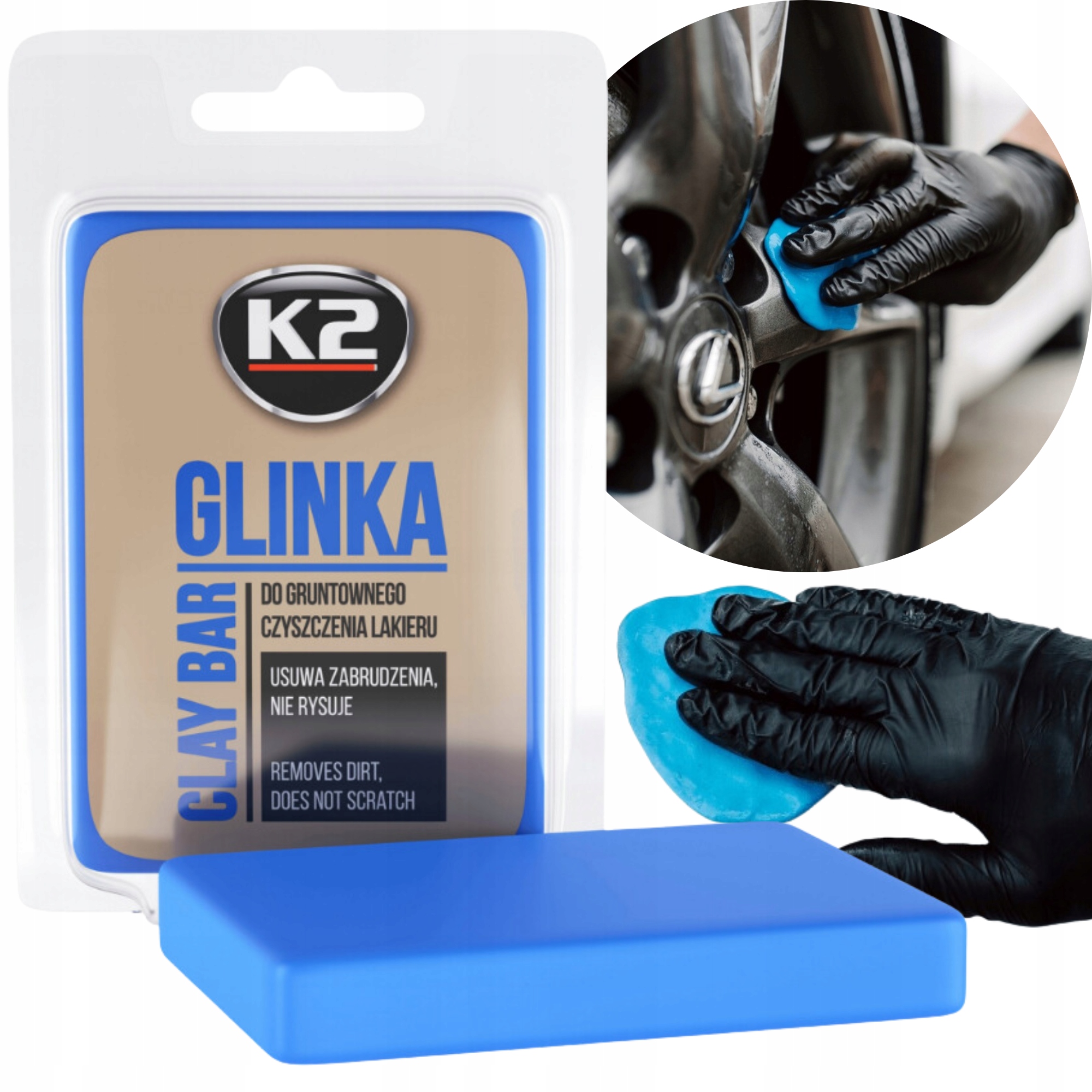 

Glinka do lakieru samochodu K2 60g skuteczna