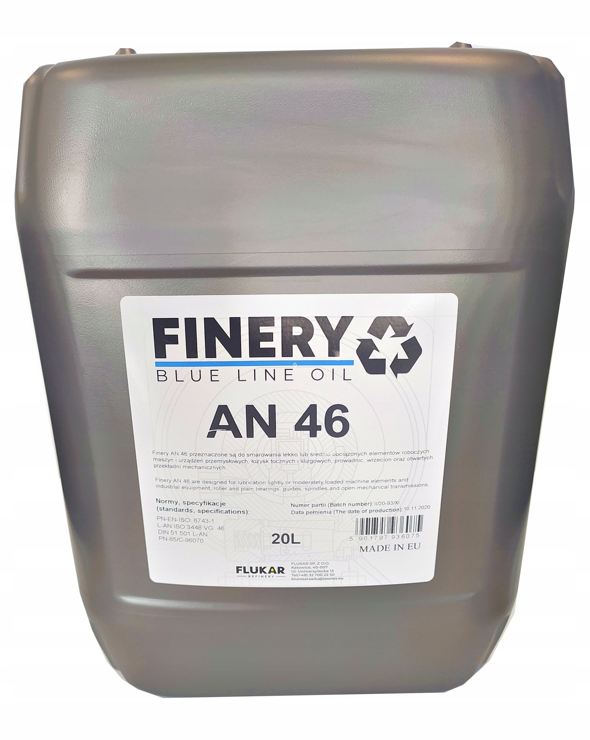

Finery An 46 20L. Olej Maszynowy