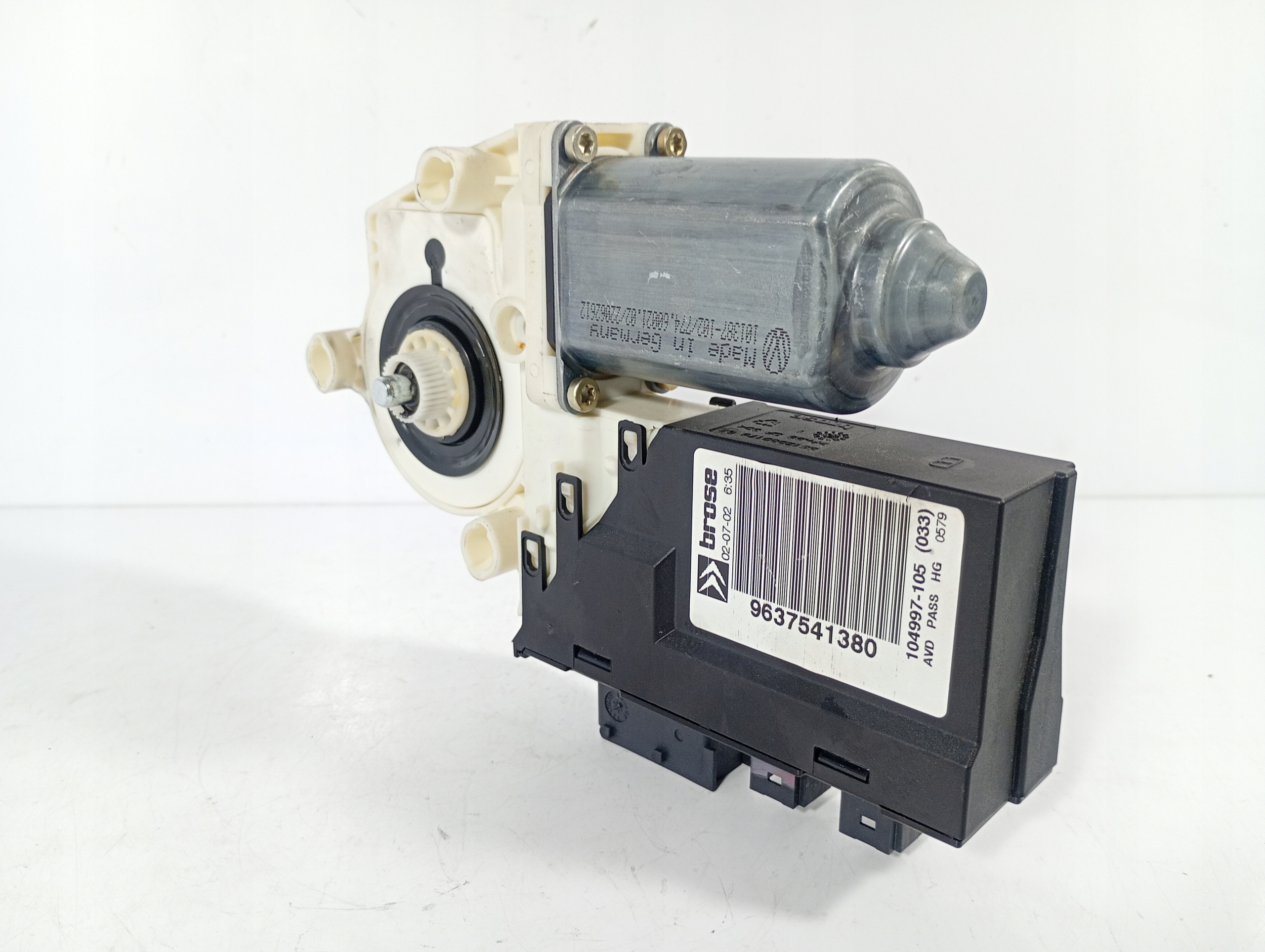 Citroen C5 01-08 engine mini motor windows right front OE 9637541380