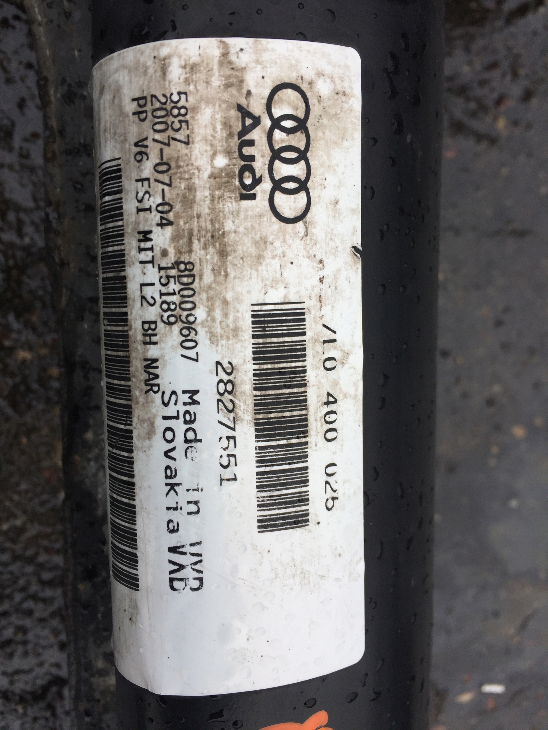 AUDI Q7 4L 3.6 FSI axle beam subframe sususpension front