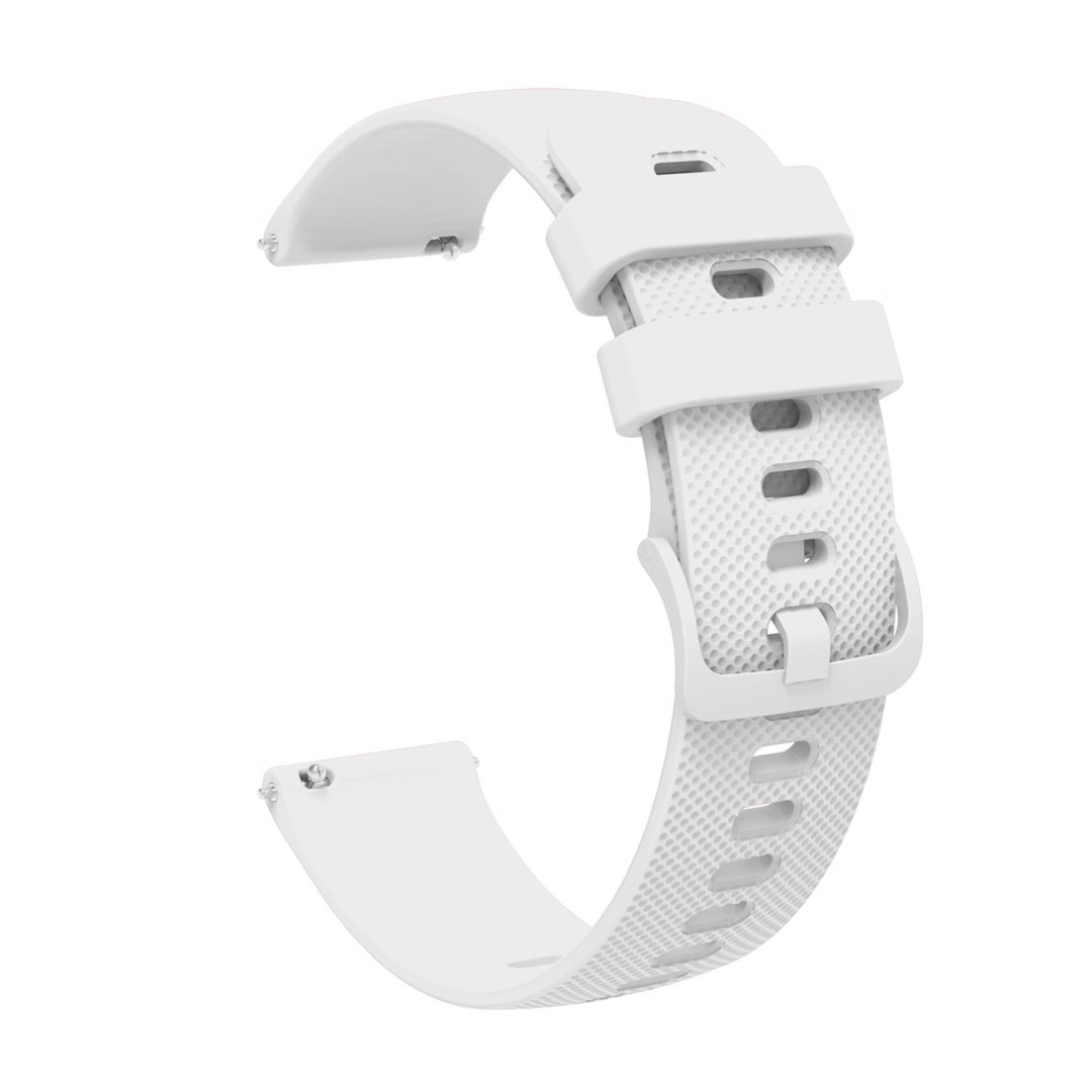 Pasek silikonowy do Huawei Watch GT2 GT3 42mm biały