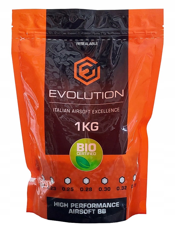 Evolution Airsoft Bio Precyzyjne kulki biodegradowalne 0,35g 1kg