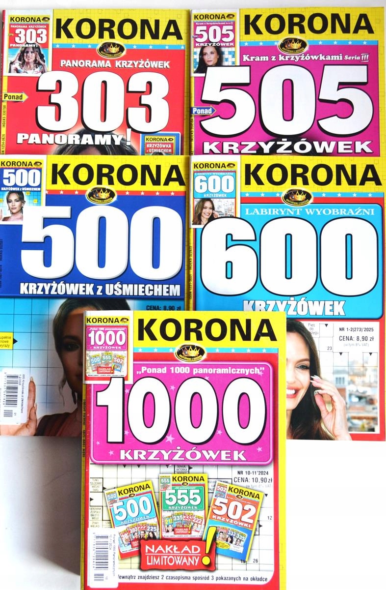 ZESTAW 2908 KRZYŻÓWEK PANORAMICZNYCH KORONA MIX