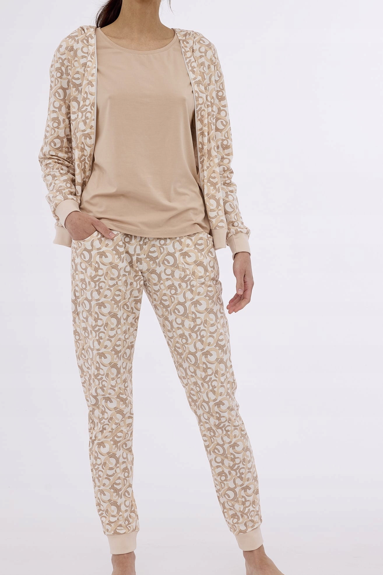 Dámské pyžamo 3-dílné Cornette 355/411 Elen [Velikost XL]