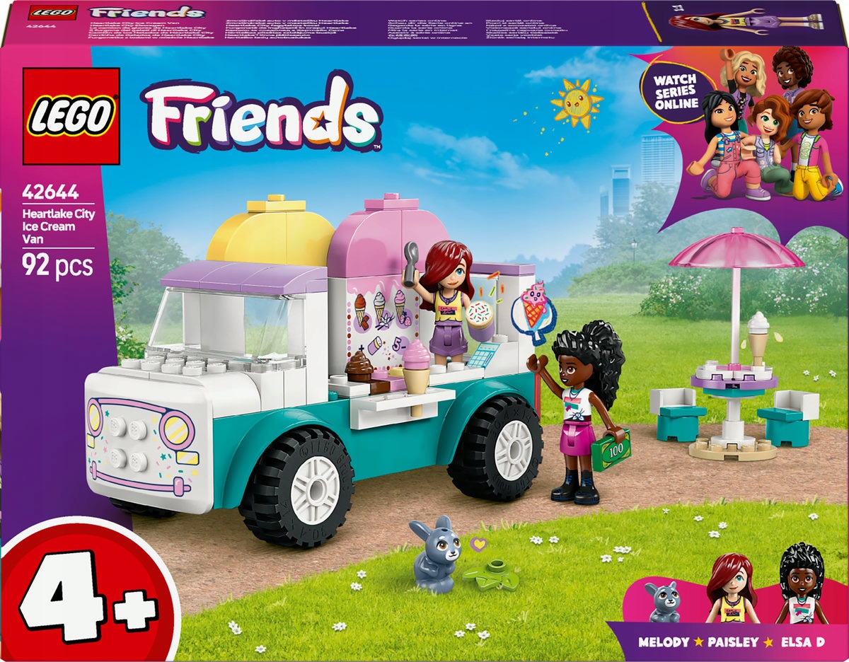stavebnice Lego Friends Dodávka Se Zmrzlinou Ve Městě Heartlake 42644