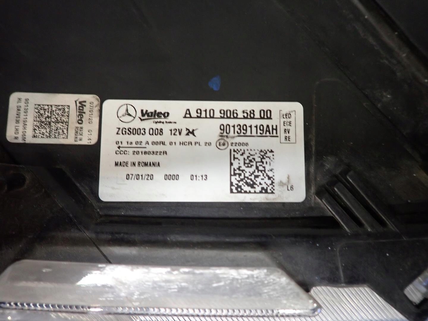 light right MERCEDES SPRINTER W907 W910 FULL LED 2017- A9109065800