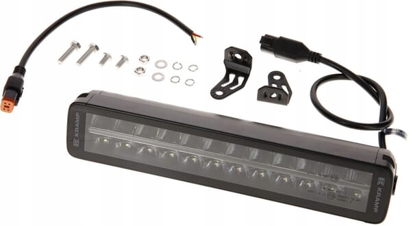 Dlouhá Led pracovní lampa, 120 W, 10080 lm, obdélníková, 12/24 V, 357 x 70 x 67 mm