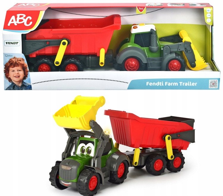 

Dickie Toys Happy Fendt Traktor Z Przyczepą 65 CM