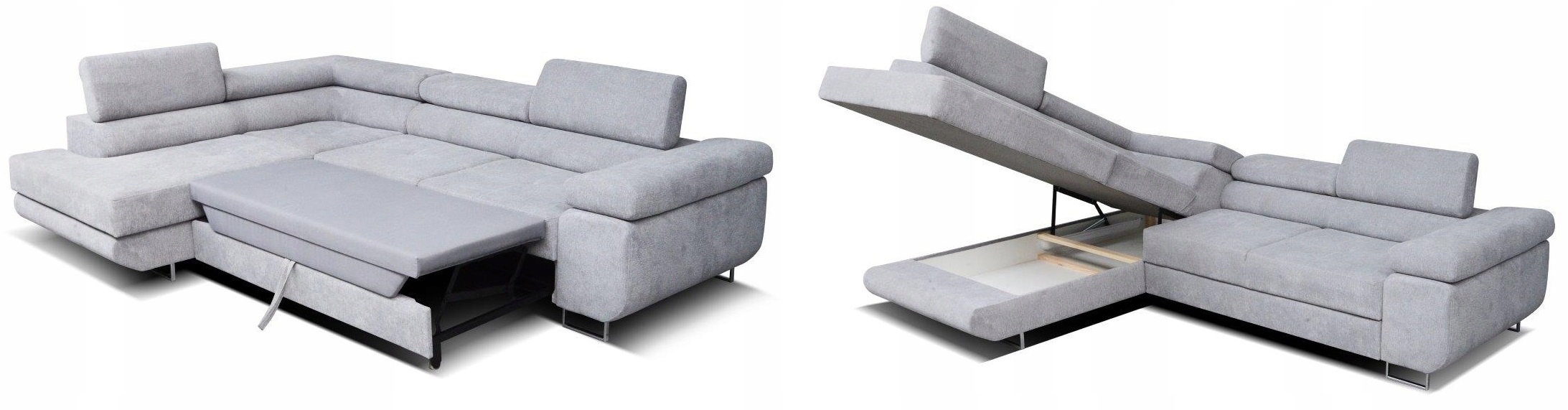 Narożnik ALI Rogówka, Sofa, Funkcja spania Marka Sepro-Meble