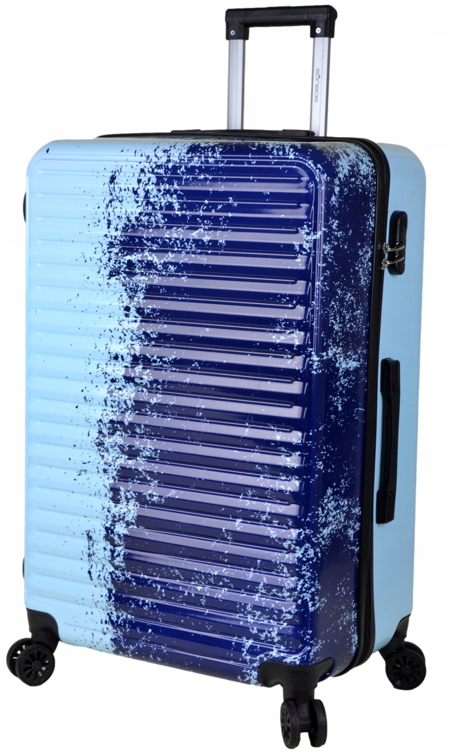 Duża walizka podróżna na kółkach SunBag DeepBlue 95 litrów