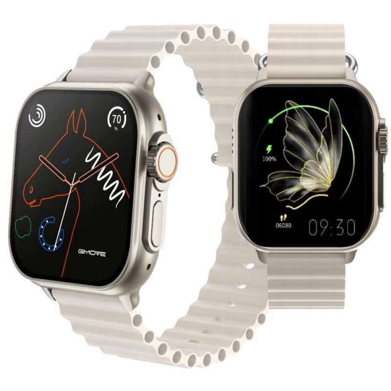 2 x Dámské hodinky Chytré Hodinky Ekg Puls Hovory 350 mAh