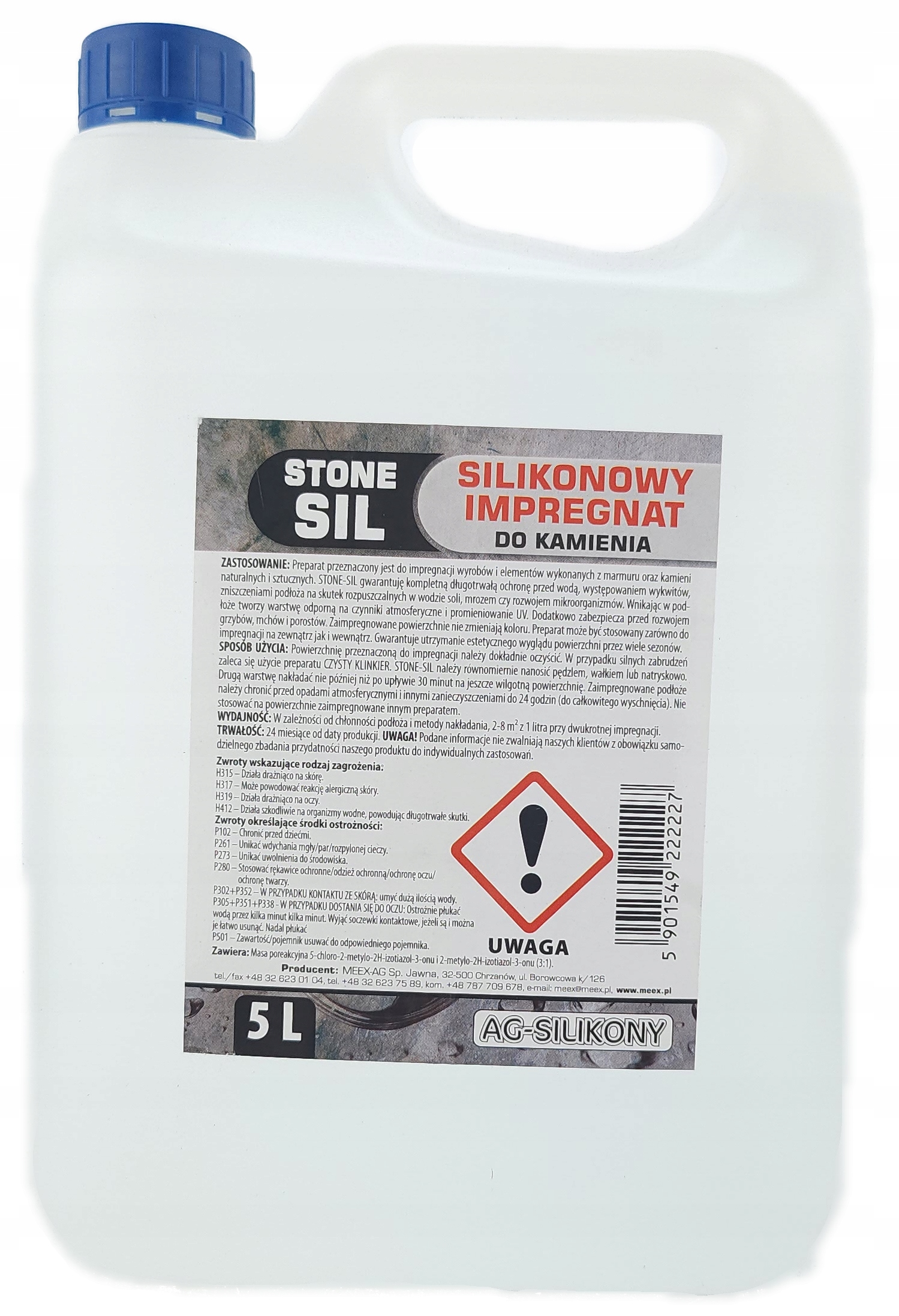 Silikonowy Impregnat Do Kamienia Marmuru 5L