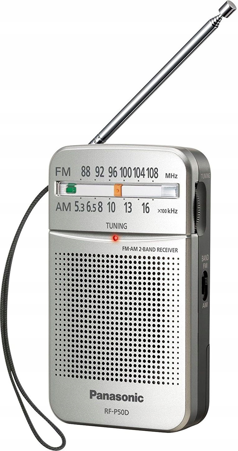 Panasonic RF-P50DEG-S Radio FM Srebrny