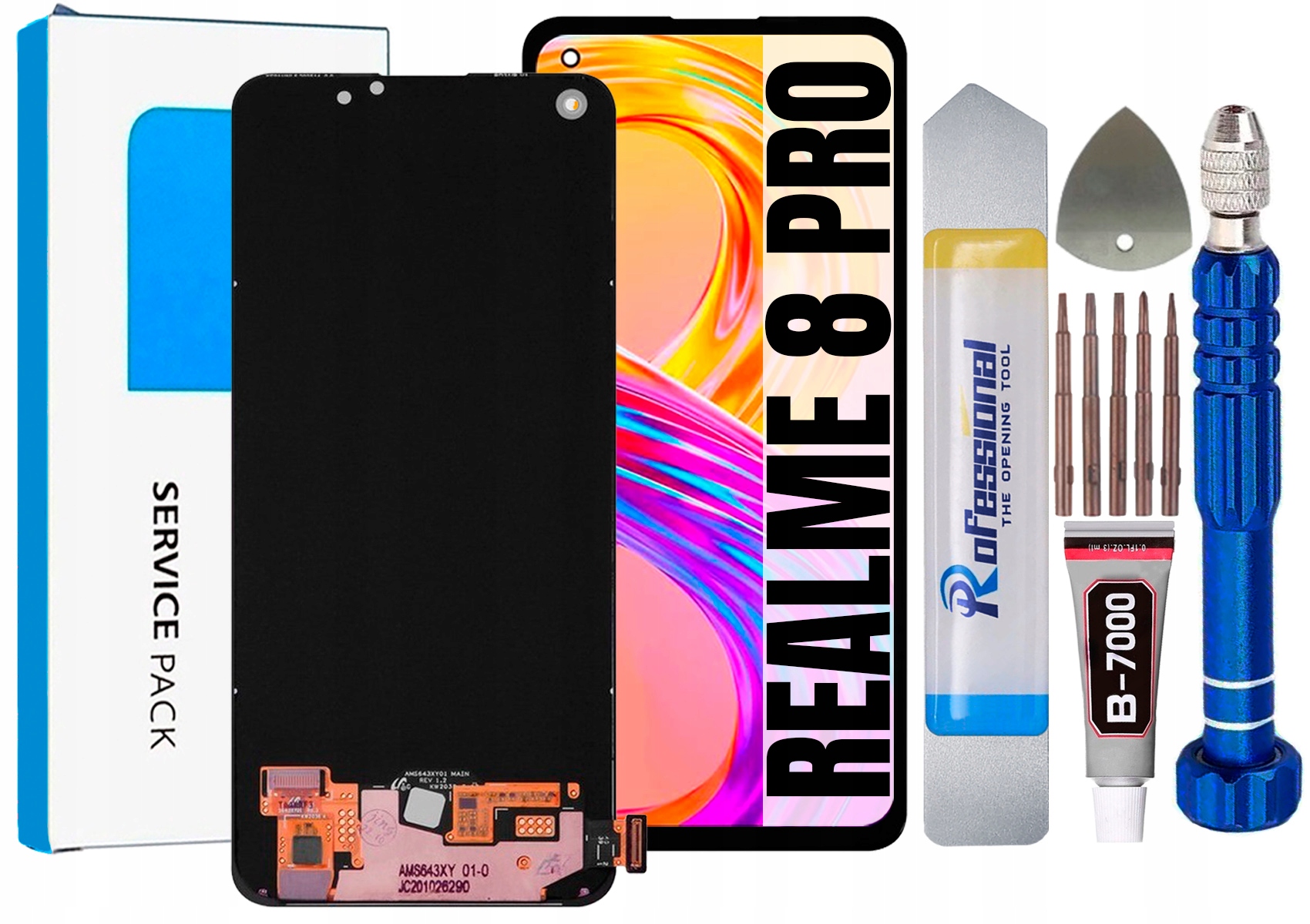 Displej Pro Realme 8 Pro Originální LCD Displej