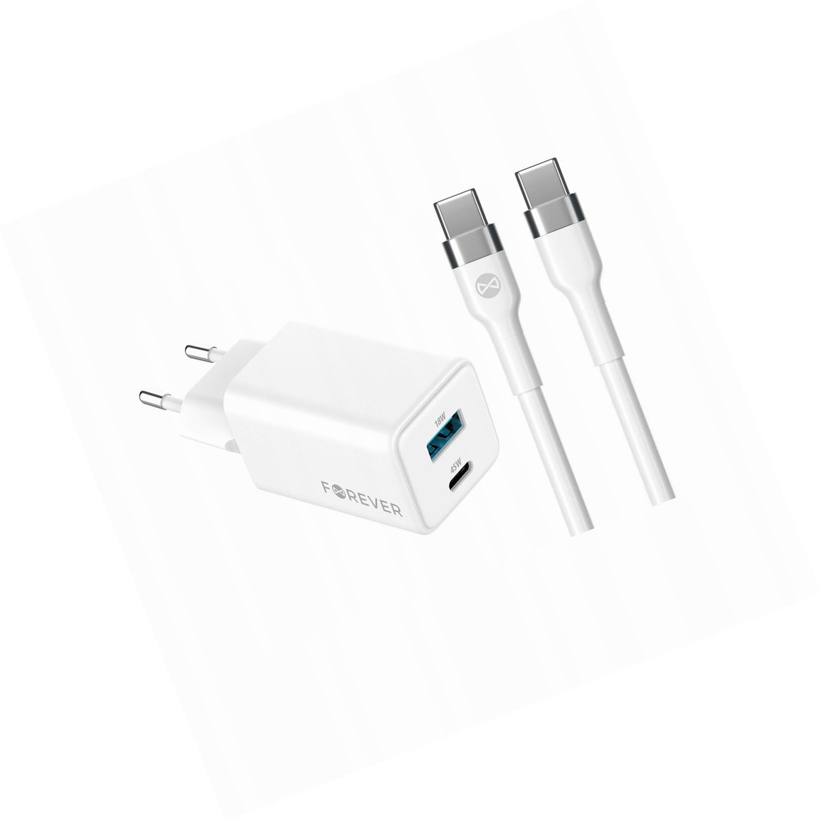 Szybka ładowarka GaN 45W Usb-c z kablem do Samsung Galaxy A73 5G