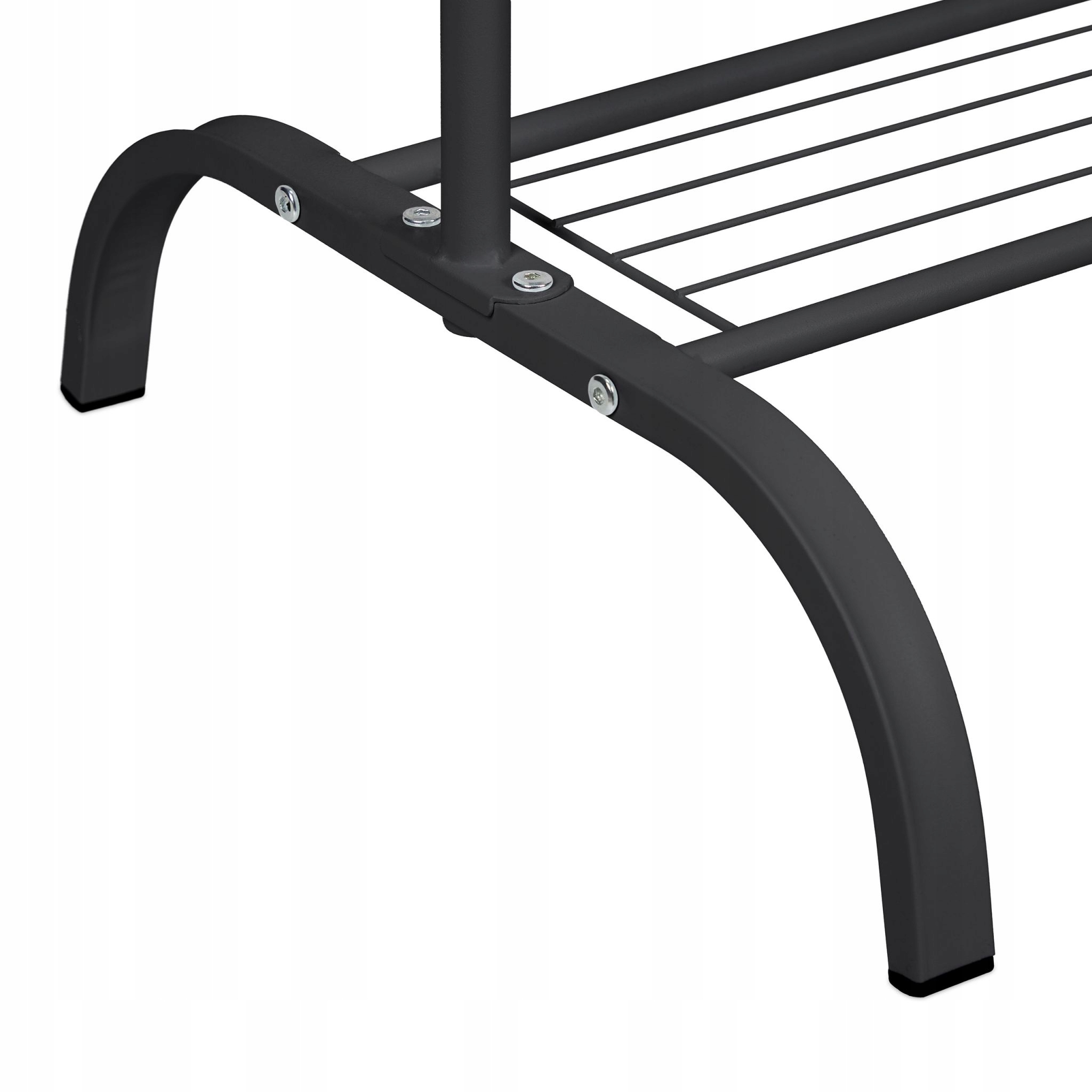 WIESZAK DRĄŻEK NA UBRANIA Z PÓŁKĄ METALOWY LOFT Marka Relaxdays