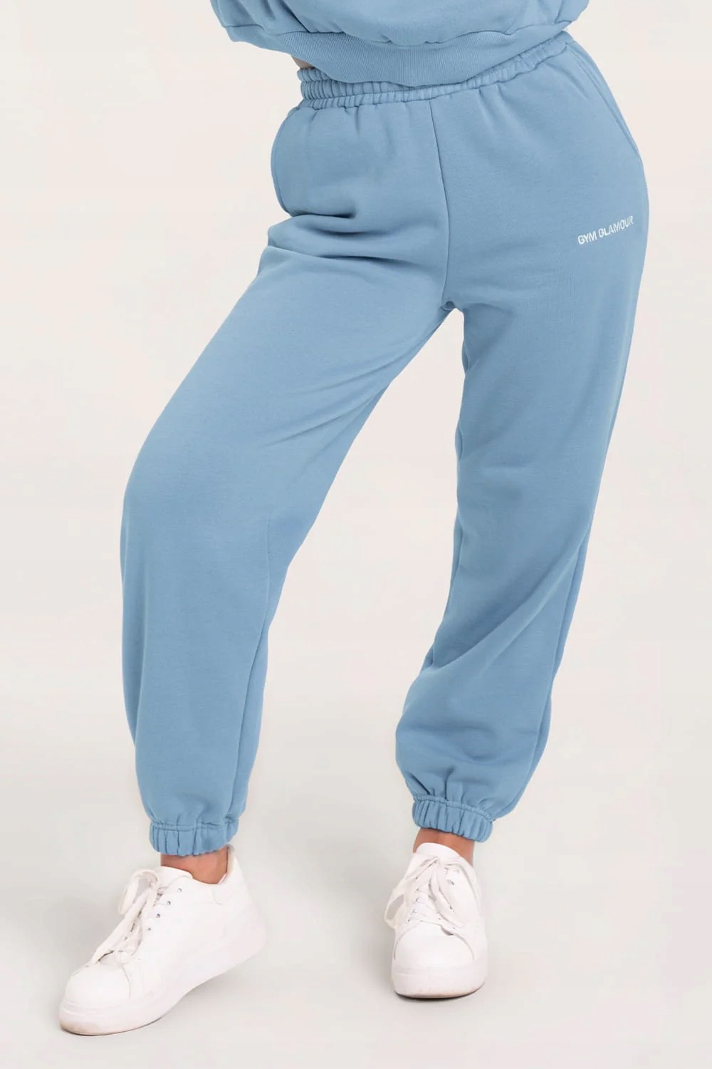 Gym Glamour Tepláky sky blue vel. L