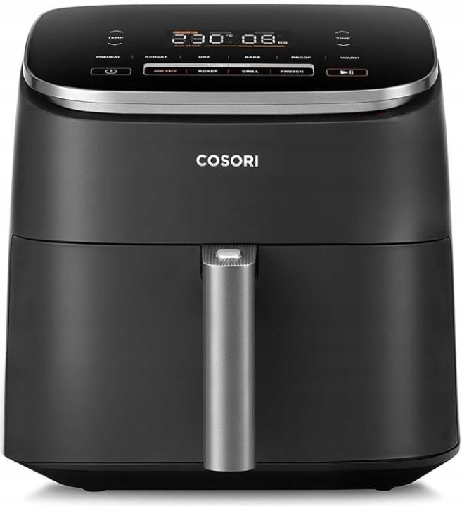 Cosori TurboBlaze Air Fryer XXL 9w1 6L cichy silnik DC 5 prędkości