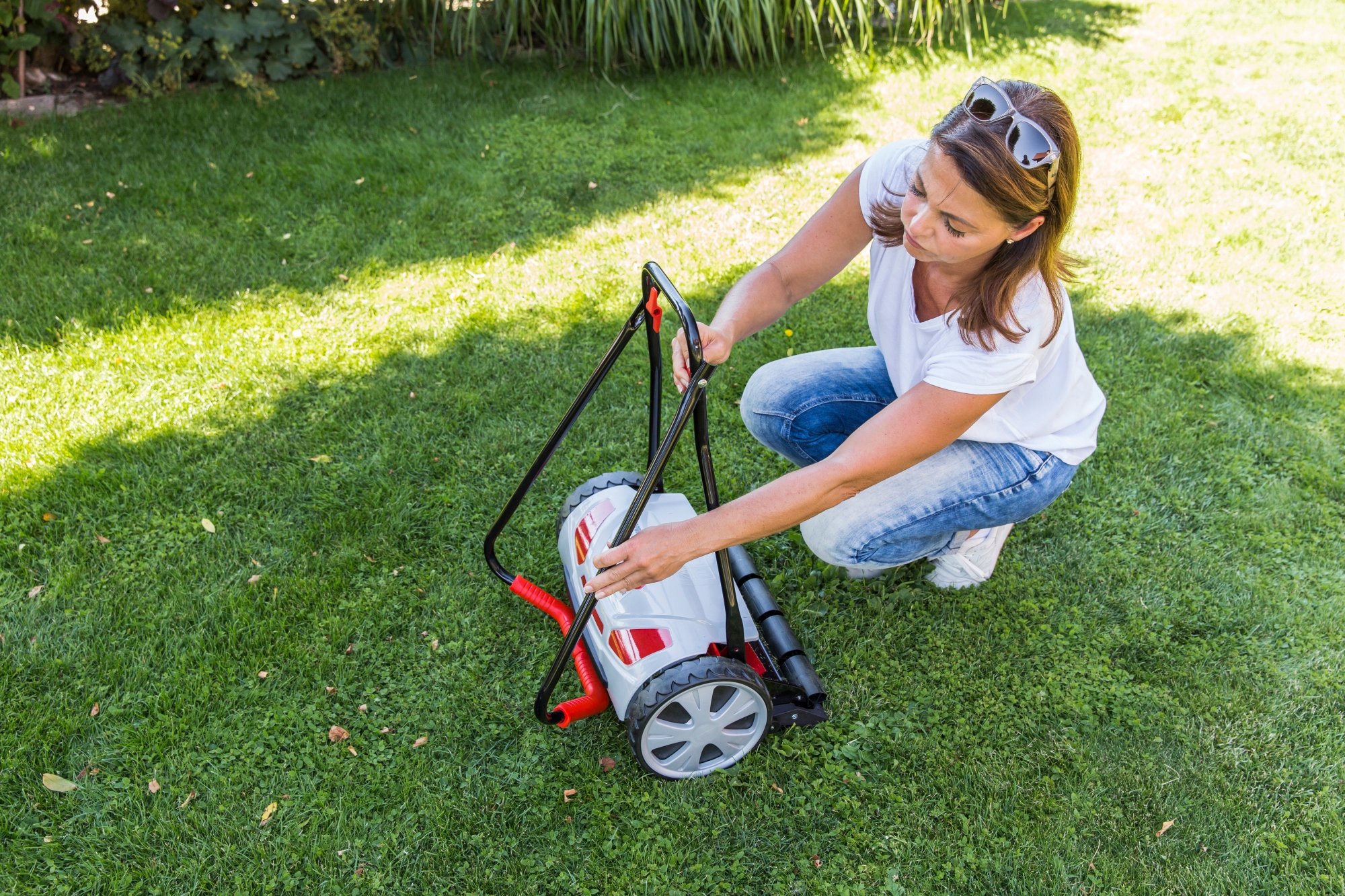 AL-KO KOSIARKA BĘBNOWA RĘCZNA 38.1 HM KOSZ 50L Średnica koła 220 mm