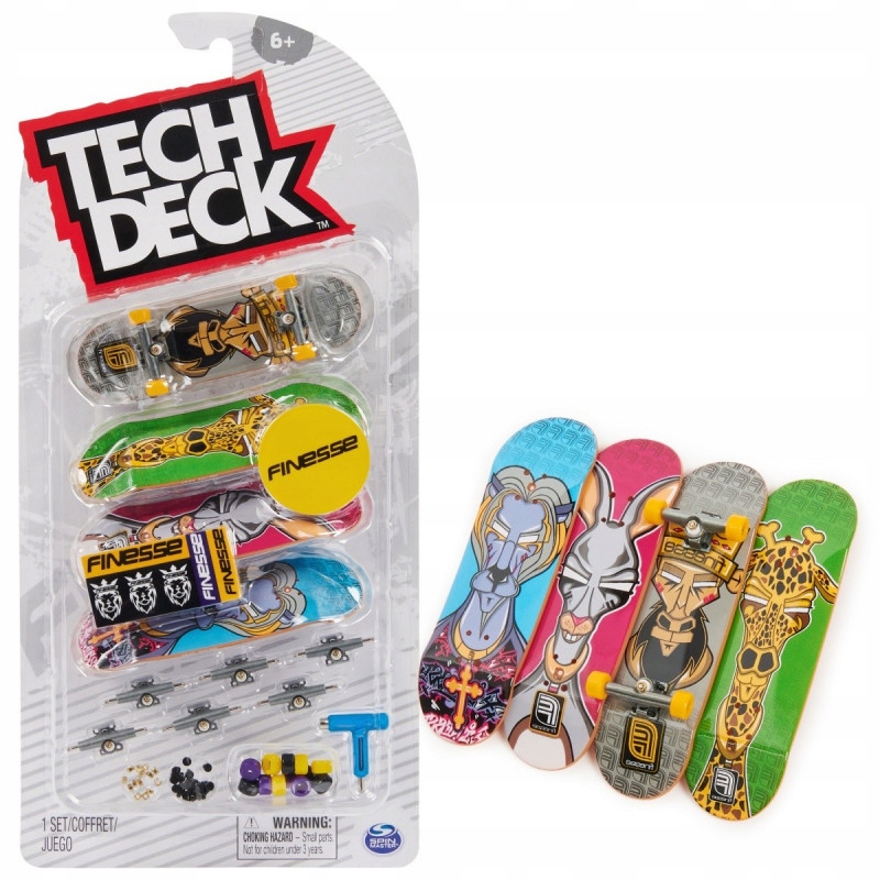 Spin Techdeck 4 Pack Deskorolek