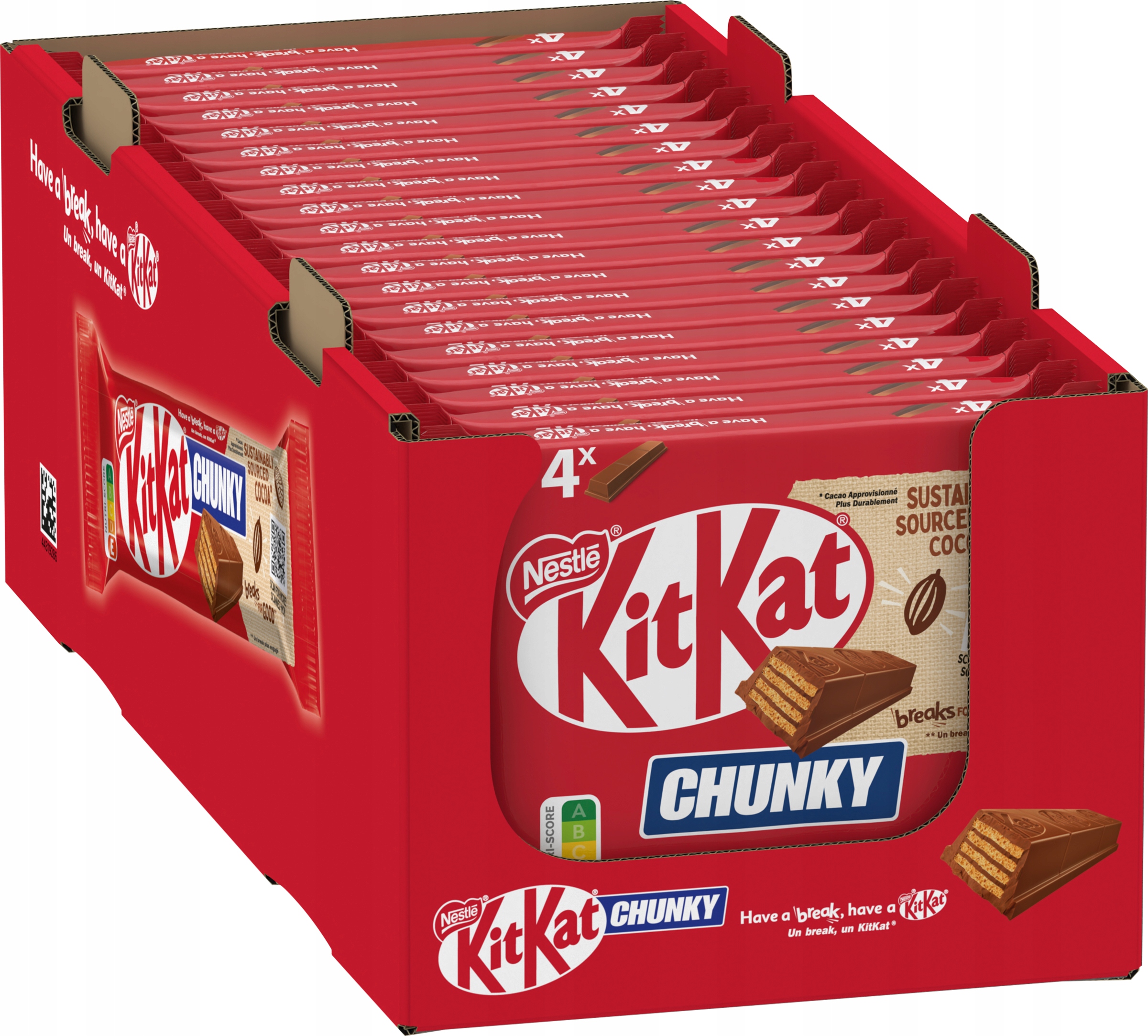 KitKat 4Finger baton w mlecznej czekoladzie 41,5 g x24