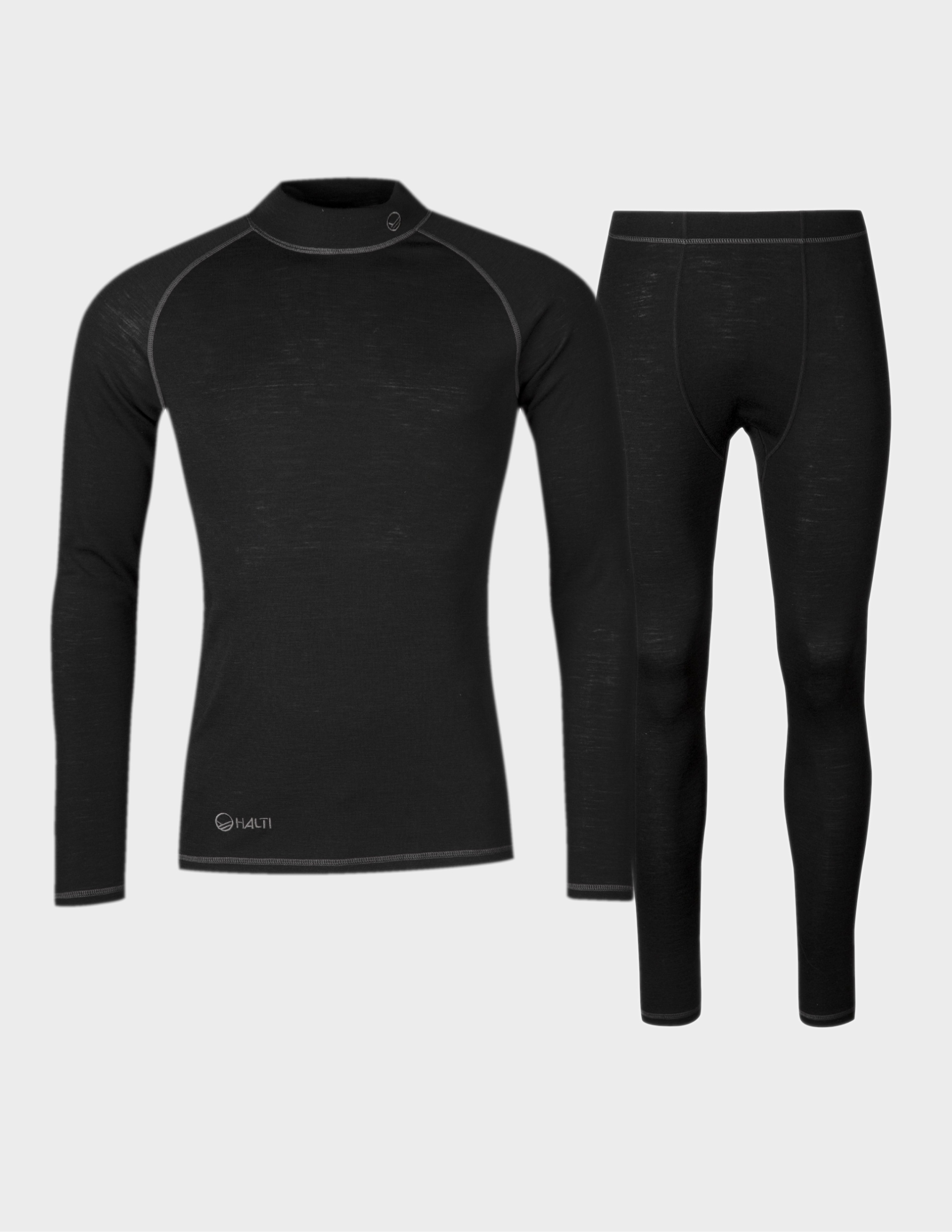 Termoaktivní souprava merino Halti Neva prodyšná a teplá Černá XL