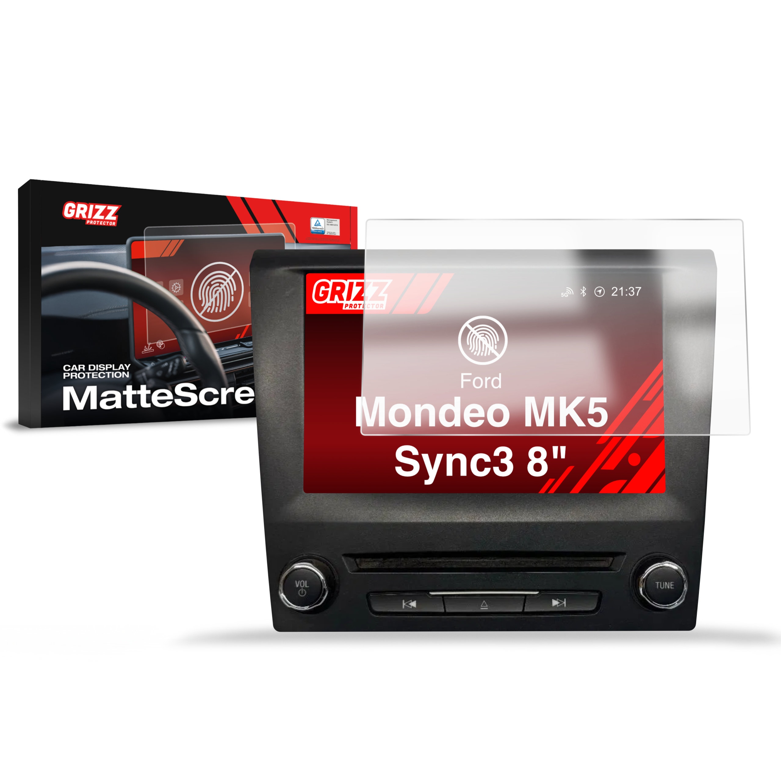 Folia Antyodciskowa do Ford Mondeo MK5 Sync3 8" (2014-2021)